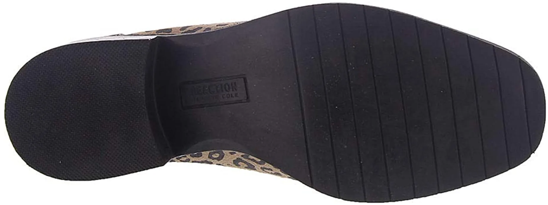 Kenneth Cole REACTION Womens Salt Leather Closed Toe Chelsea Boots  Color Natural Leopard Size 7M