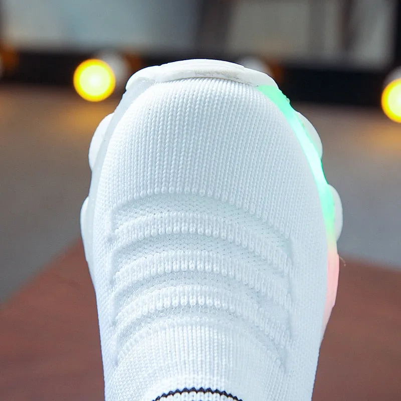 Kids Running Sneakers With Light Up Sole