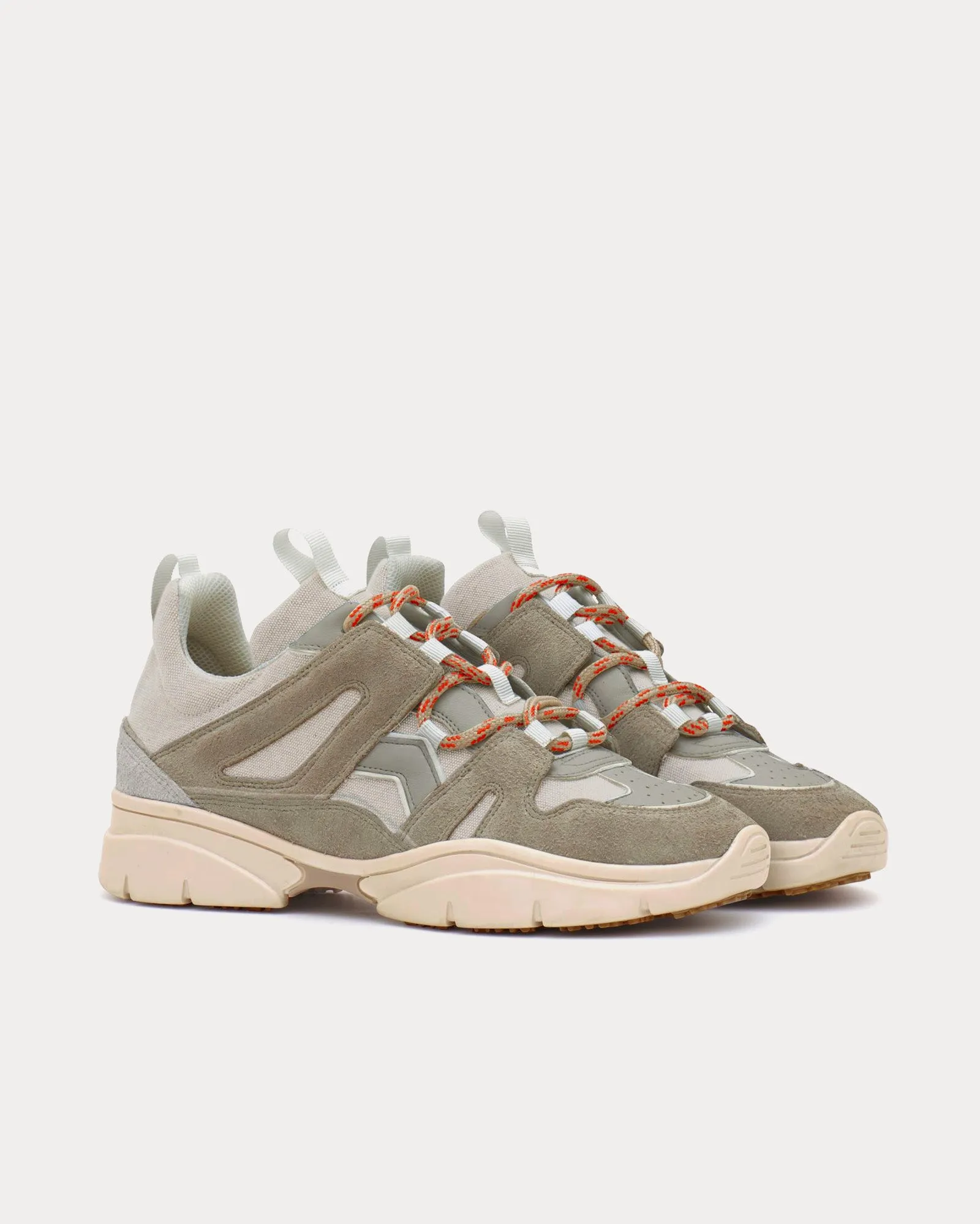 Kindsay Leather Chalk Low Top Sneakers