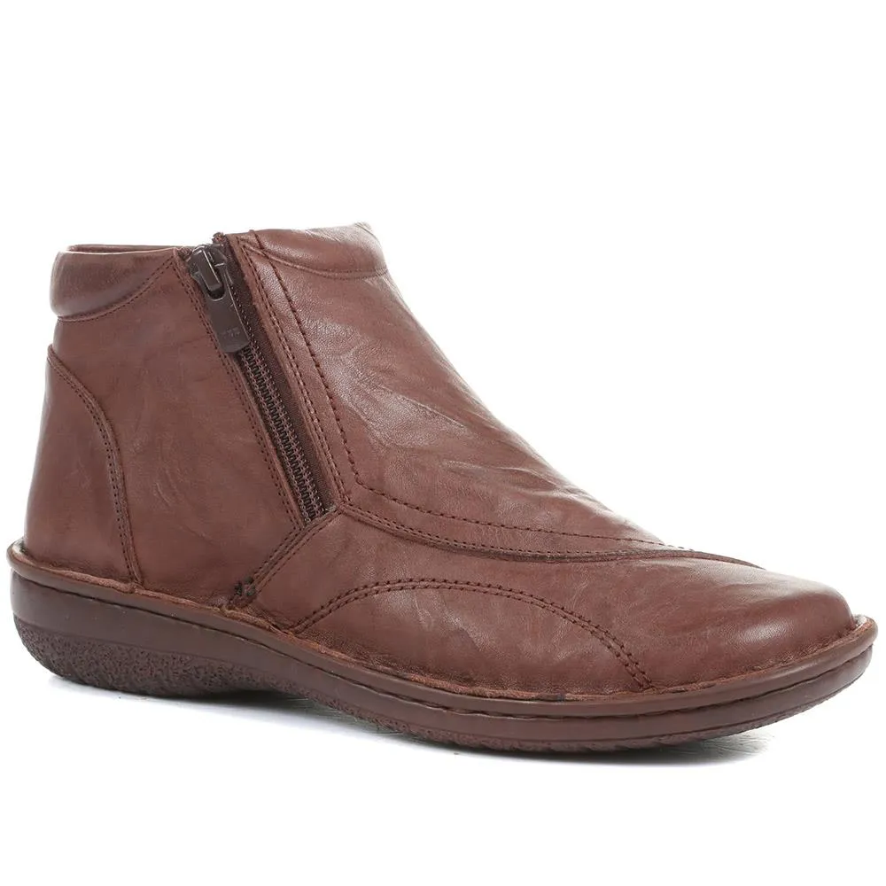 Leather Ankle Boots - LUCK34005 / 321 855