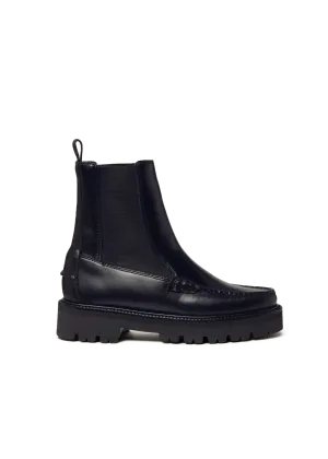 Leather chelsea boots
