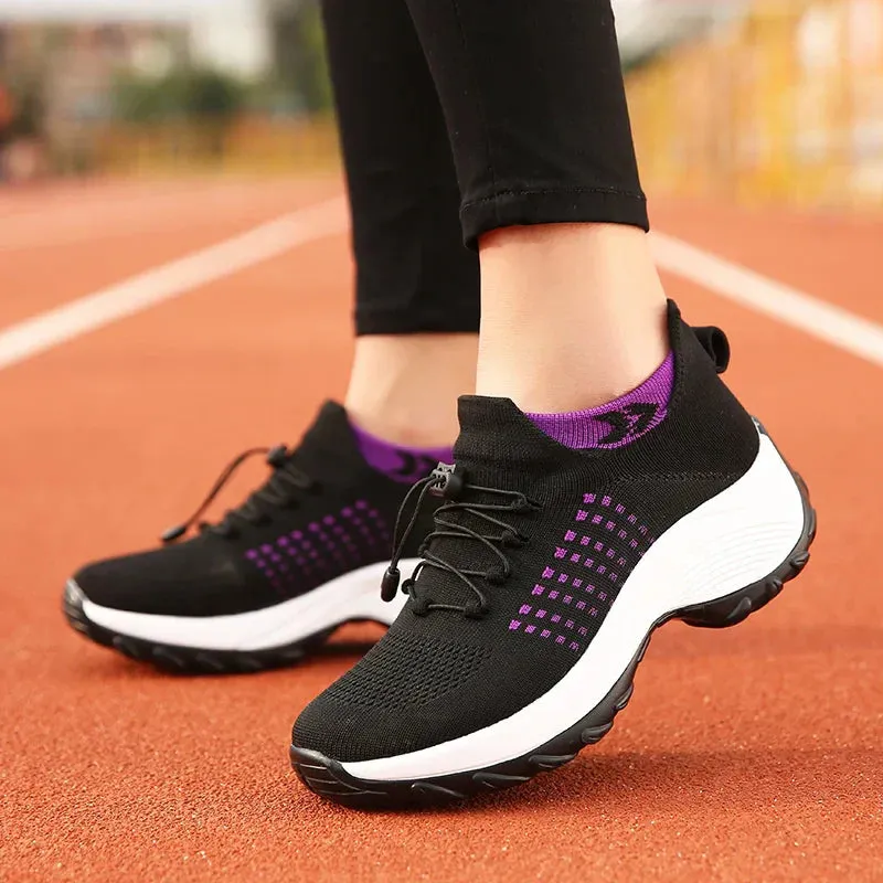 Lilac | Sneakers Ergonomisches Design, Schmerzlindernd, Atmungsaktive Stoffe