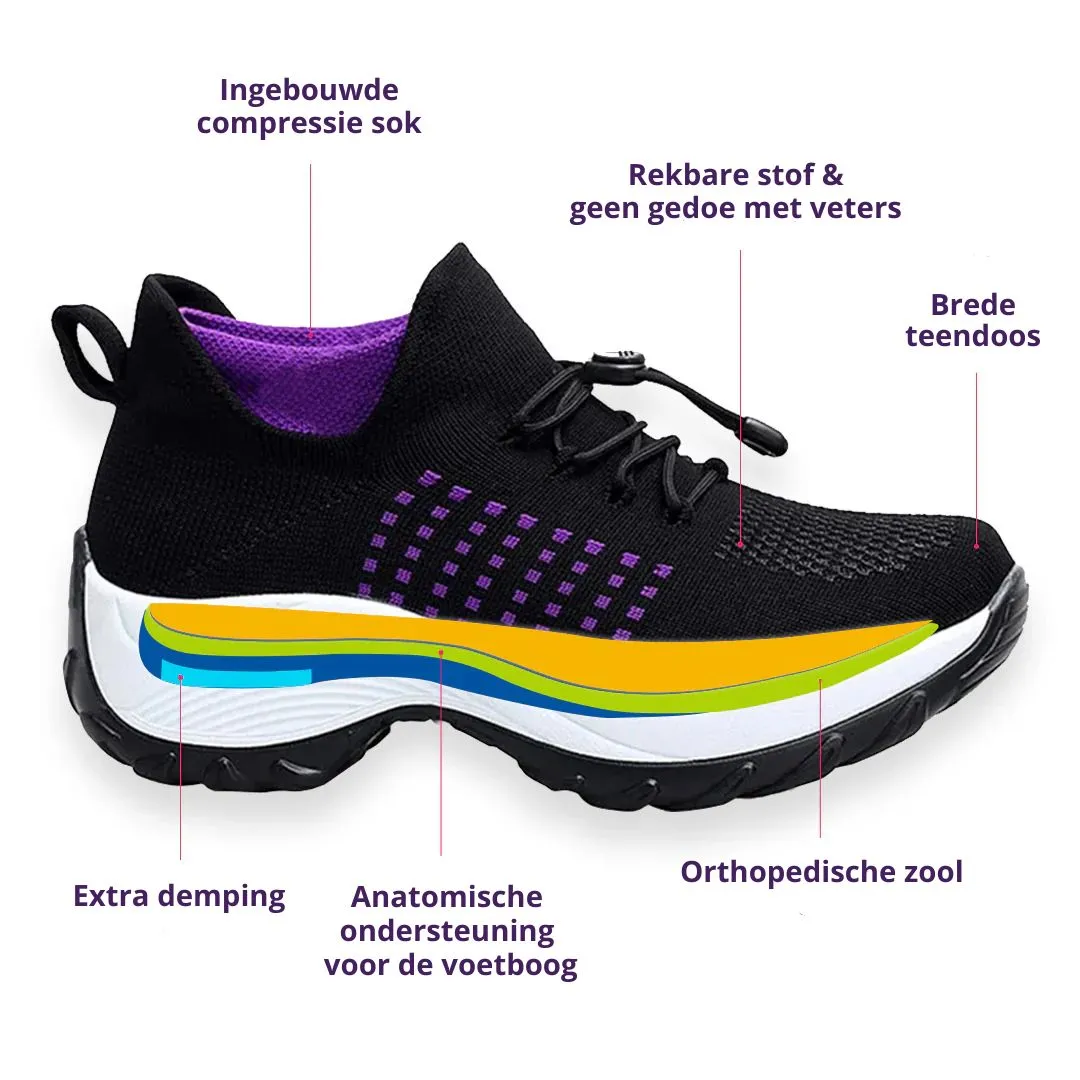 Lilac | Sneakers Ergonomisches Design, Schmerzlindernd, Atmungsaktive Stoffe