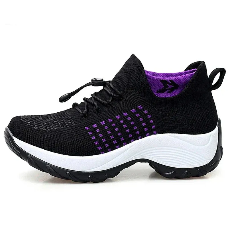 Lilac | Sneakers Ergonomisches Design, Schmerzlindernd, Atmungsaktive Stoffe