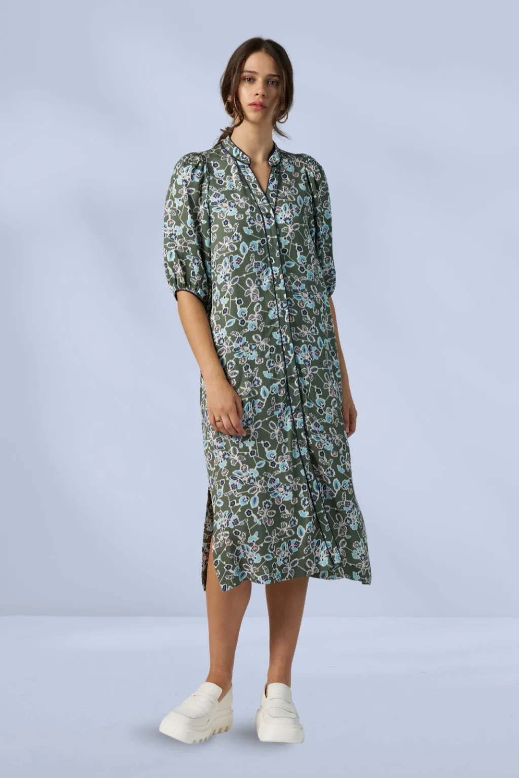 Madly Sweetly Pick a Path Dress Khaki