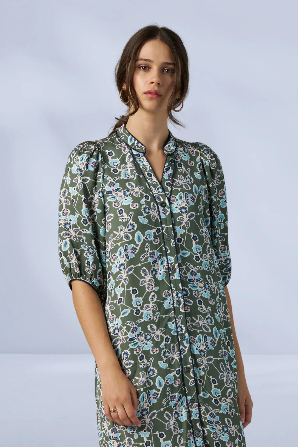 Madly Sweetly Pick a Path Dress Khaki