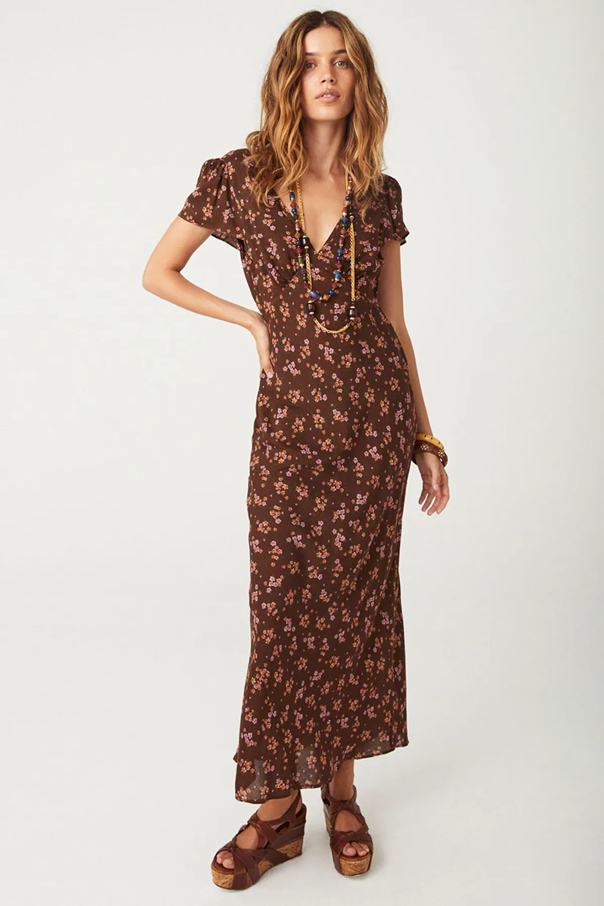 Melody Bias Maxi Dress