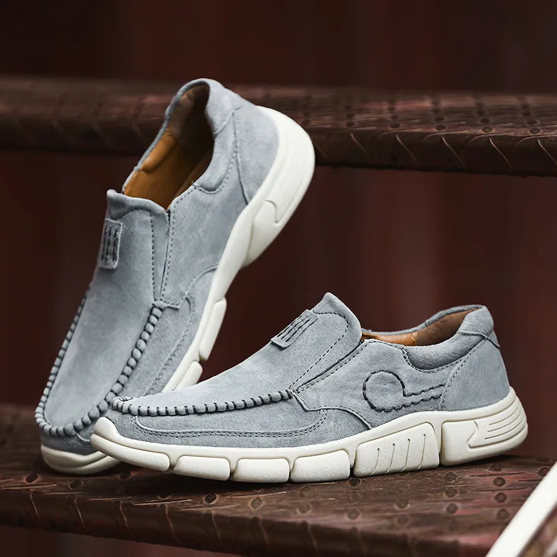 Men's Leather Loafer Casual Outdoor Shoes | 20216