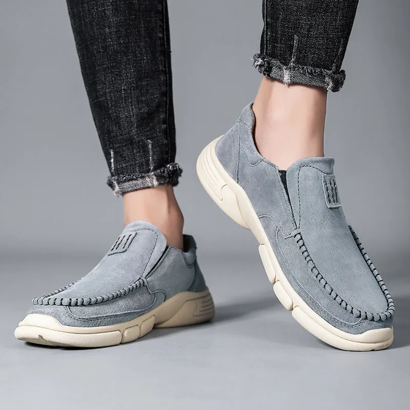 Men's Leather Loafer Casual Outdoor Shoes | 20216