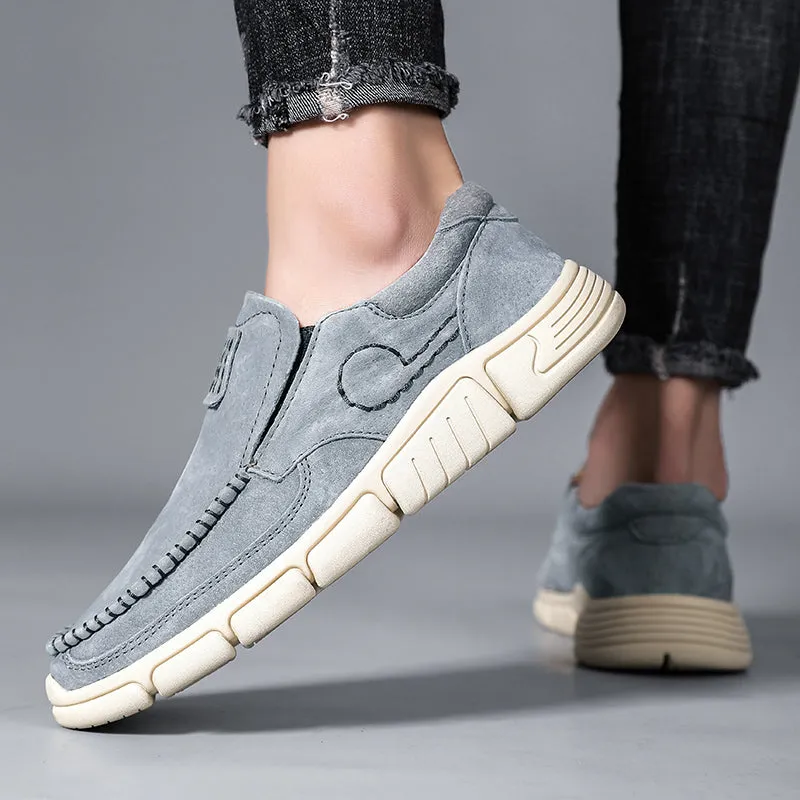 Men's Leather Loafer Casual Outdoor Shoes | 20216
