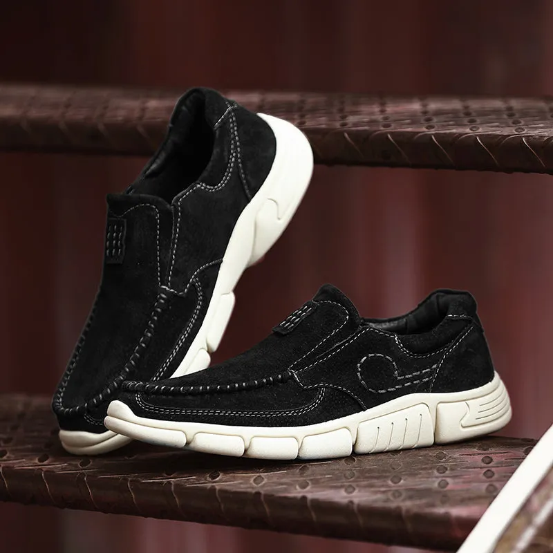Men's Leather Loafer Casual Outdoor Shoes | 20216