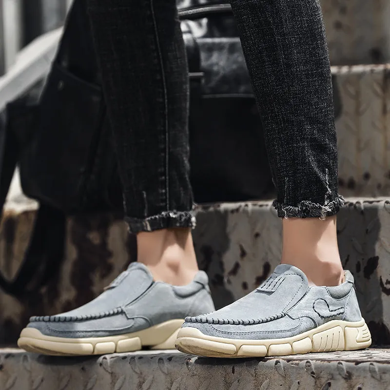 Men's Leather Loafer Casual Outdoor Shoes | 20216