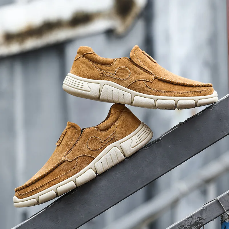 Men's Leather Loafer Casual Outdoor Shoes | 20216