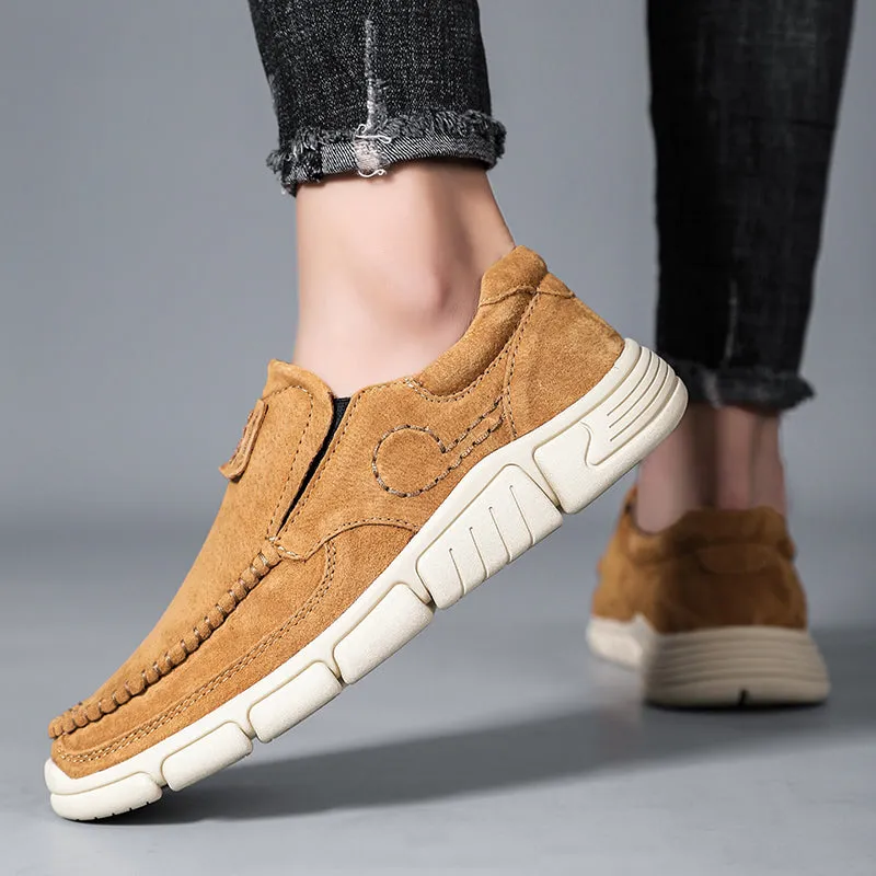 Men's Leather Loafer Casual Outdoor Shoes | 20216