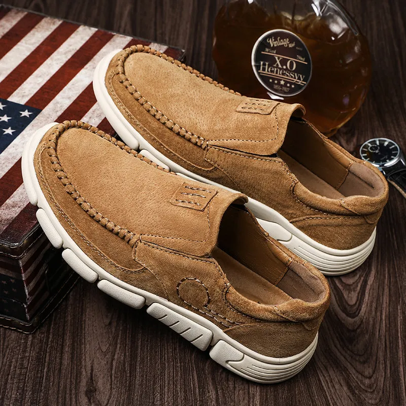 Men's Leather Loafer Casual Outdoor Shoes | 20216