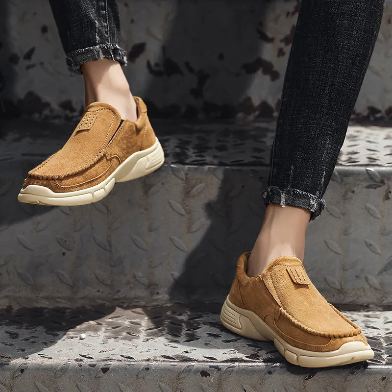 Men's Leather Loafer Casual Outdoor Shoes | 20216