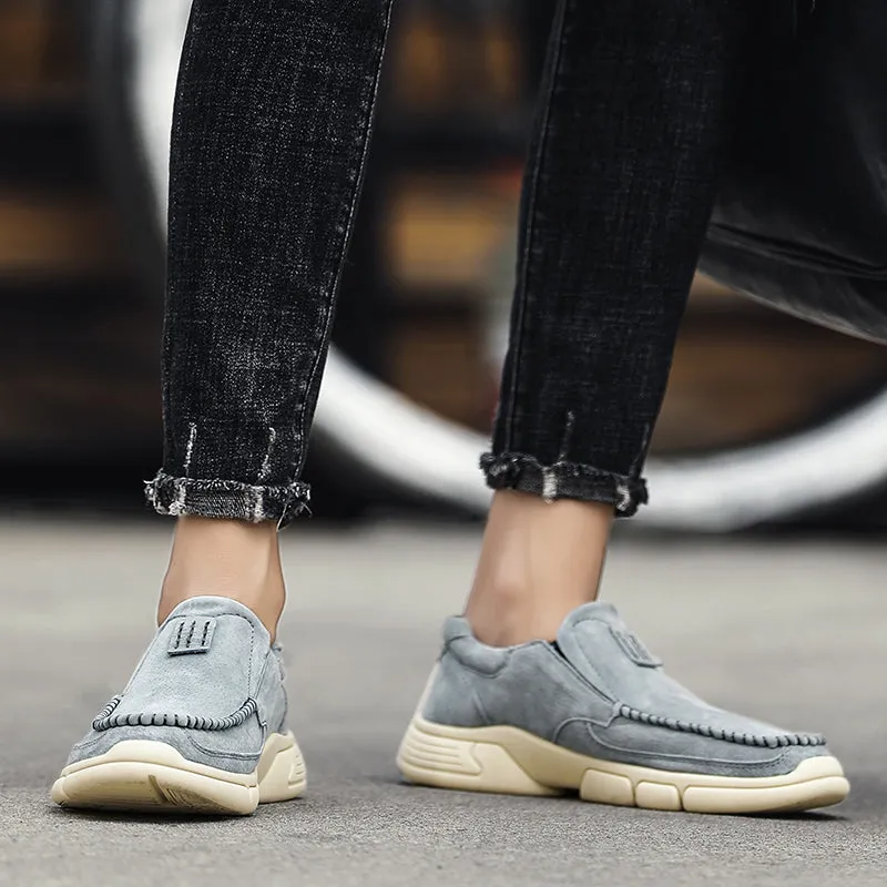 Men's Leather Loafer Casual Outdoor Shoes | 20216