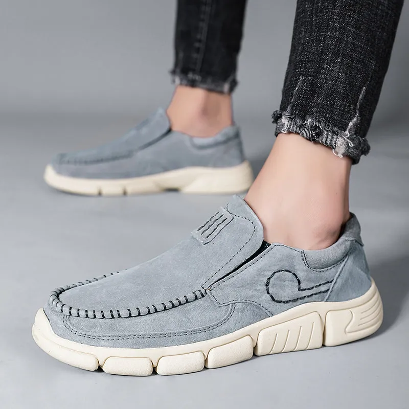 Men's Leather Loafer Casual Outdoor Shoes | 20216