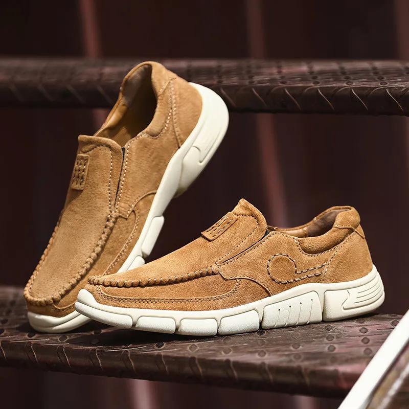 Men's Leather Loafer Casual Outdoor Shoes | 20216