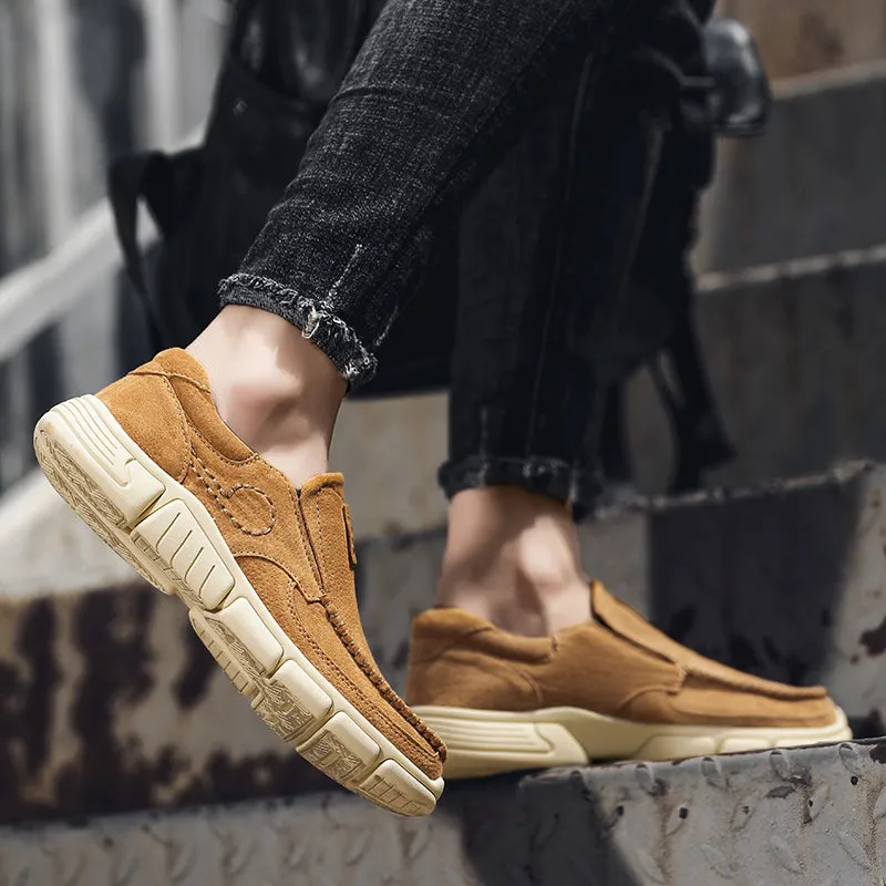 Men's Leather Loafer Casual Outdoor Shoes | 20216