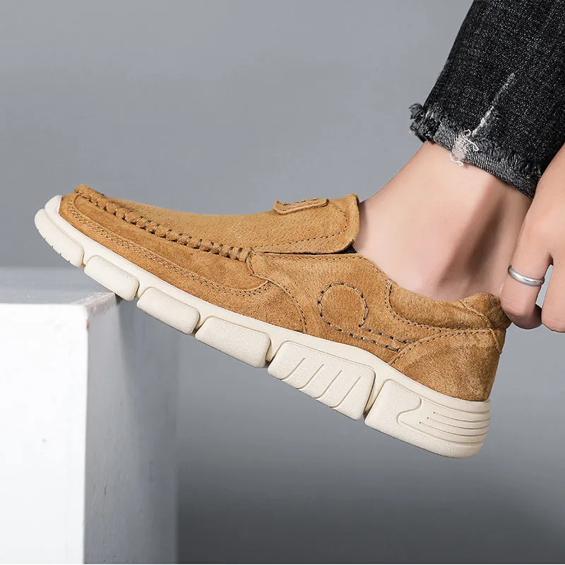 Men's Leather Loafer Casual Outdoor Shoes | 20216