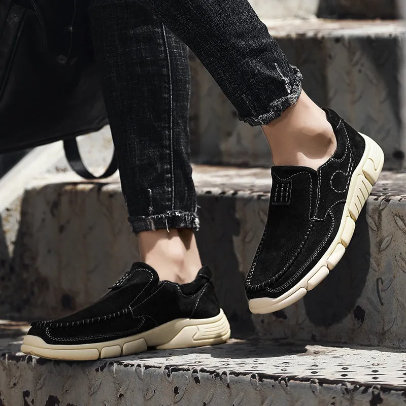 Men's Leather Loafer Casual Outdoor Shoes | 20216