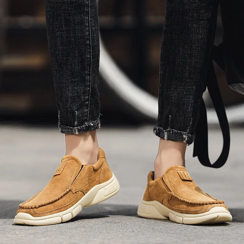 Men's Leather Loafer Casual Outdoor Shoes | 20216