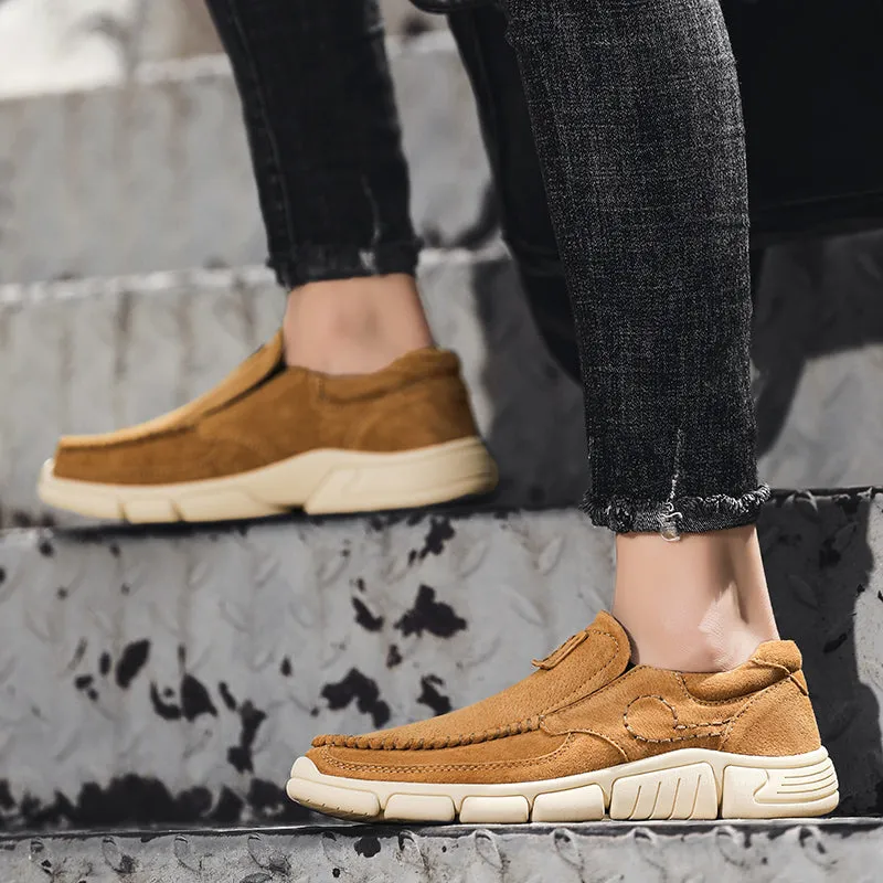 Men's Leather Loafer Casual Outdoor Shoes | 20216
