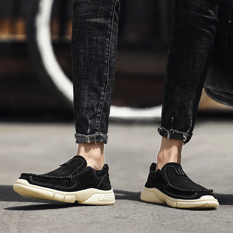 Men's Leather Loafer Casual Outdoor Shoes | 20216