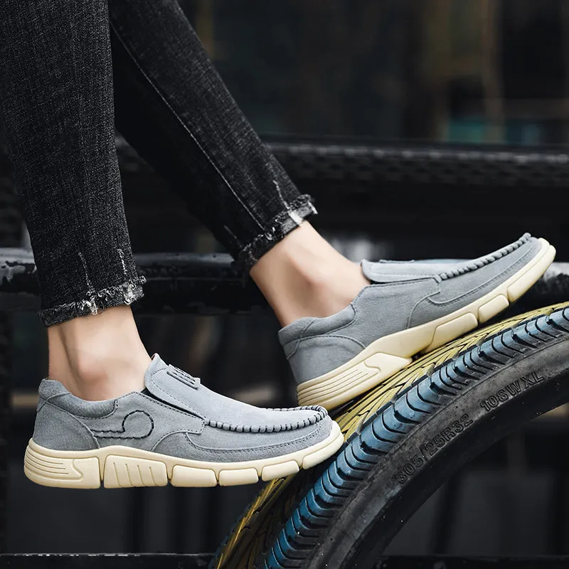 Men's Leather Loafer Casual Outdoor Shoes | 20216