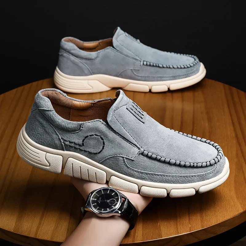 Men's Leather Loafer Casual Outdoor Shoes | 20216