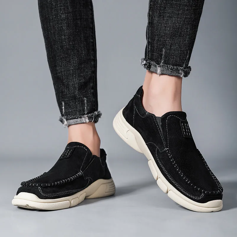 Men's Leather Loafer Casual Outdoor Shoes | 20216
