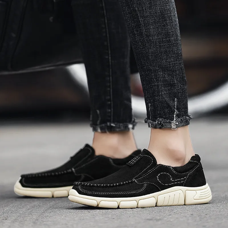 Men's Leather Loafer Casual Outdoor Shoes | 20216