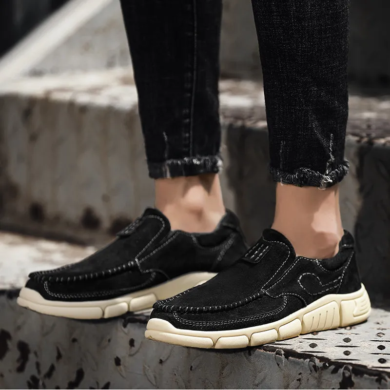Men's Leather Loafer Casual Outdoor Shoes | 20216