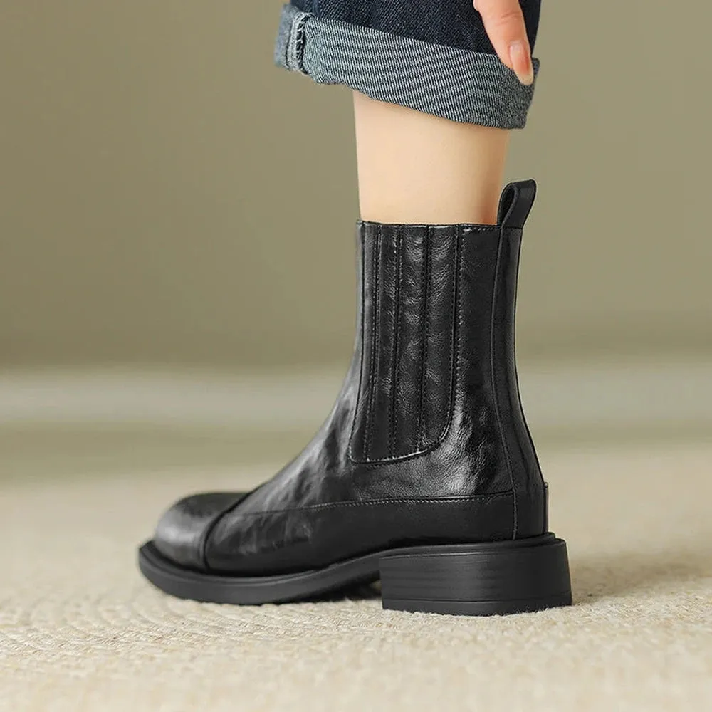 Merendy Historian Chelsea chunky boots