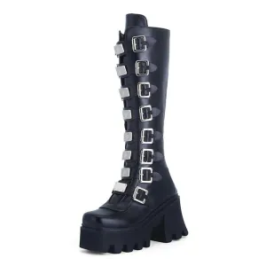 Metal Long Boots
