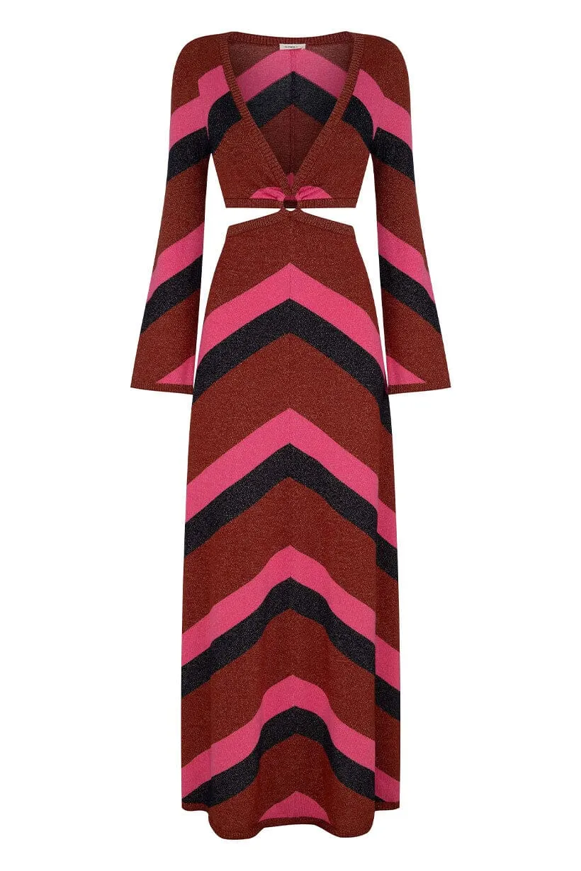 Mylee Knit Gown | Plum