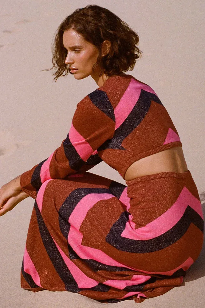 Mylee Knit Gown | Plum