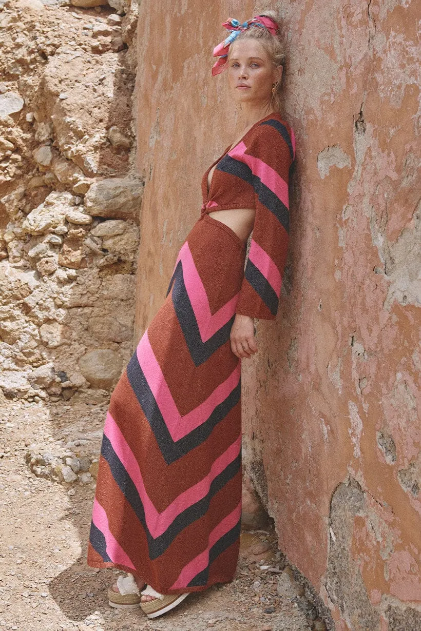 Mylee Knit Gown | Plum