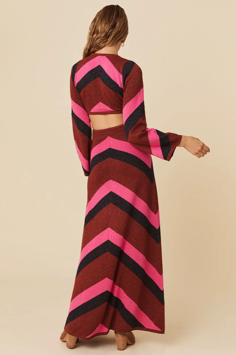 Mylee Knit Gown | Plum