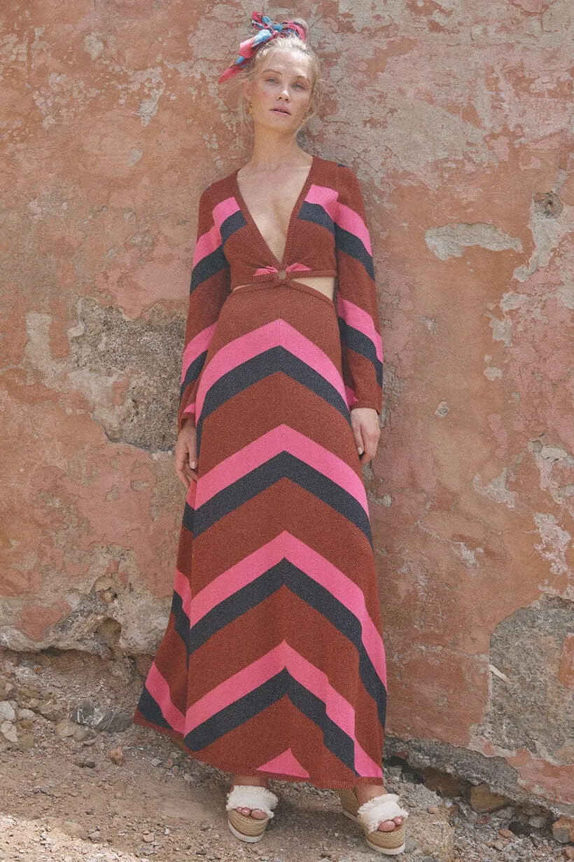 Mylee Knit Gown | Plum