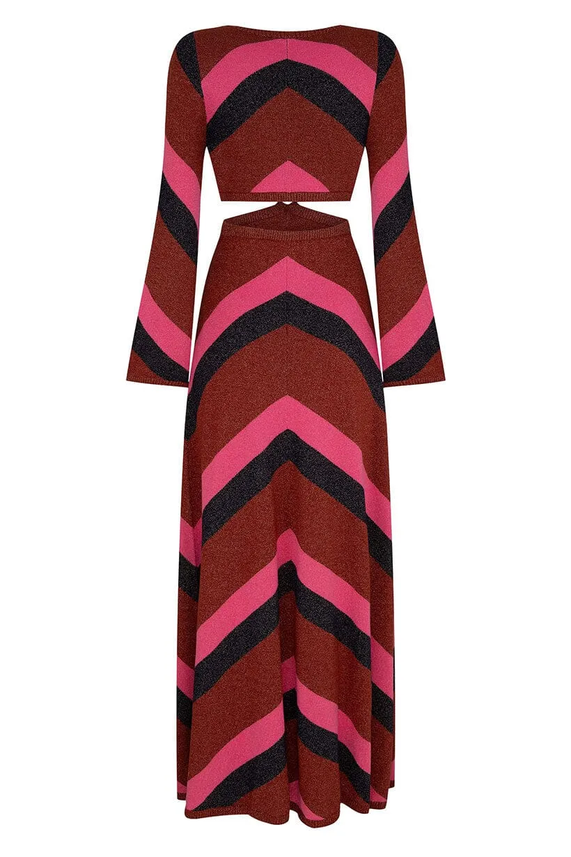 Mylee Knit Gown | Plum
