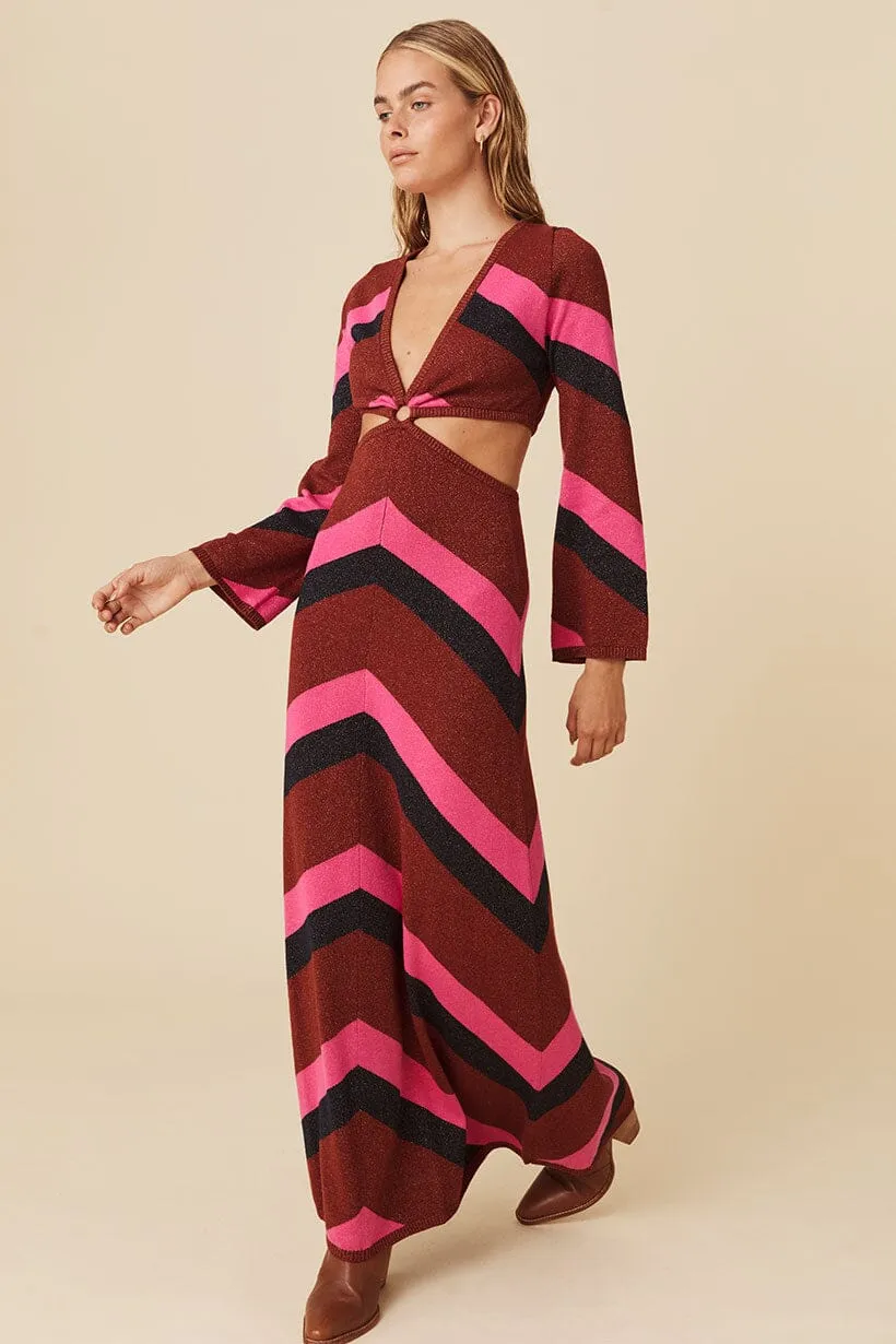 Mylee Knit Gown | Plum