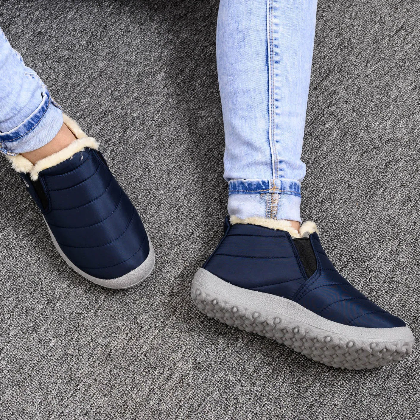 Nanccy Winter Warm Flat Bottom Shoes