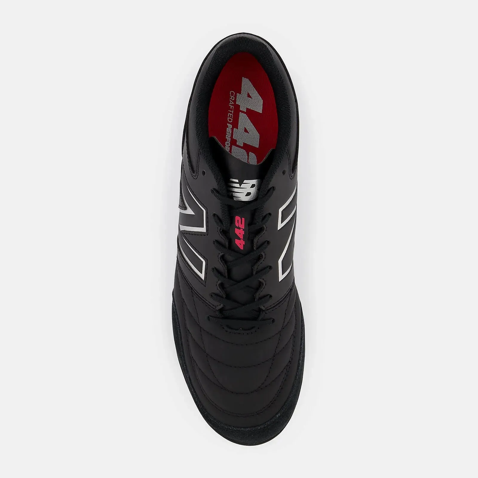 New Balance 442 v2 Team Turf 2E Wide - Black-White