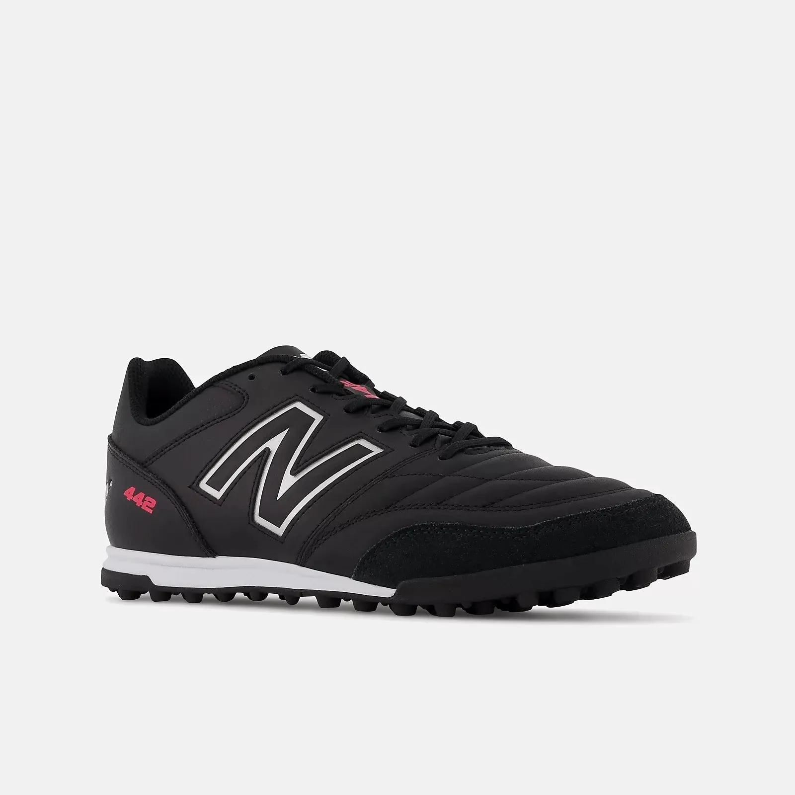 New Balance 442 v2 Team Turf 2E Wide - Black-White