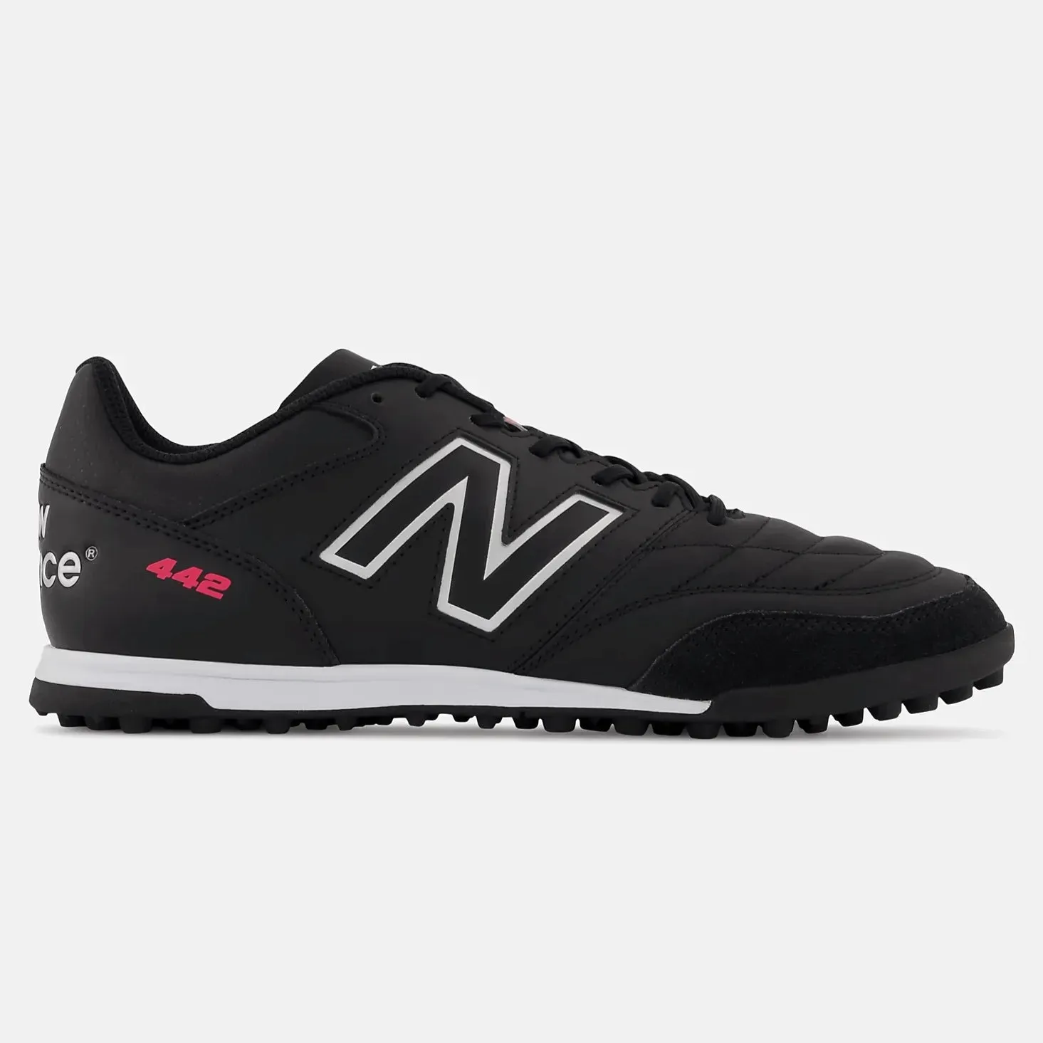 New Balance 442 v2 Team Turf 2E Wide - Black-White