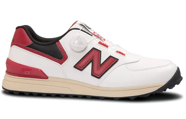 New Balance 574 v3 Golf 'Red White' sneakers, white
