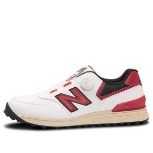 New Balance 574 v3 Golf 'Red White' sneakers, white