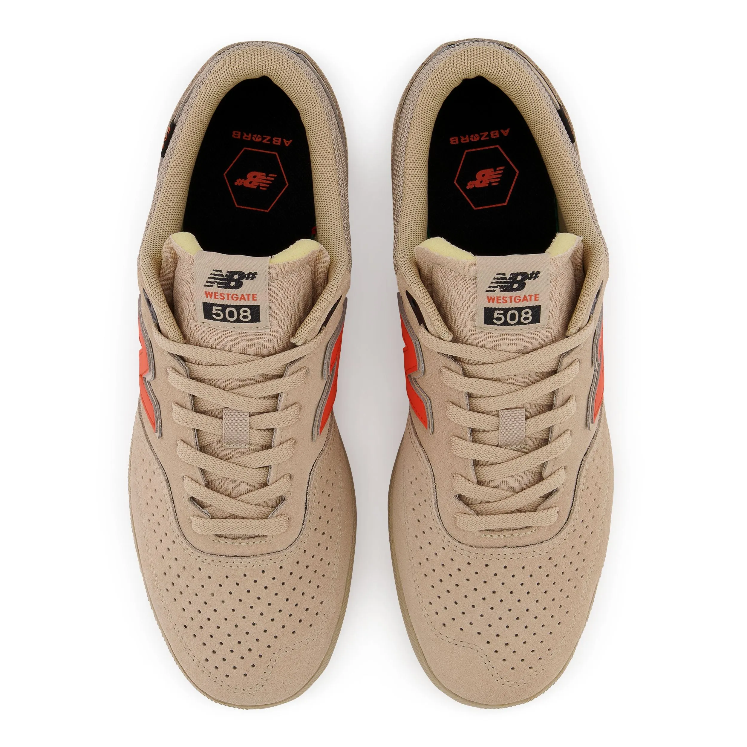 New Balance Numeric Westgate 508 Skateboard Shoe - Khaki/Orange